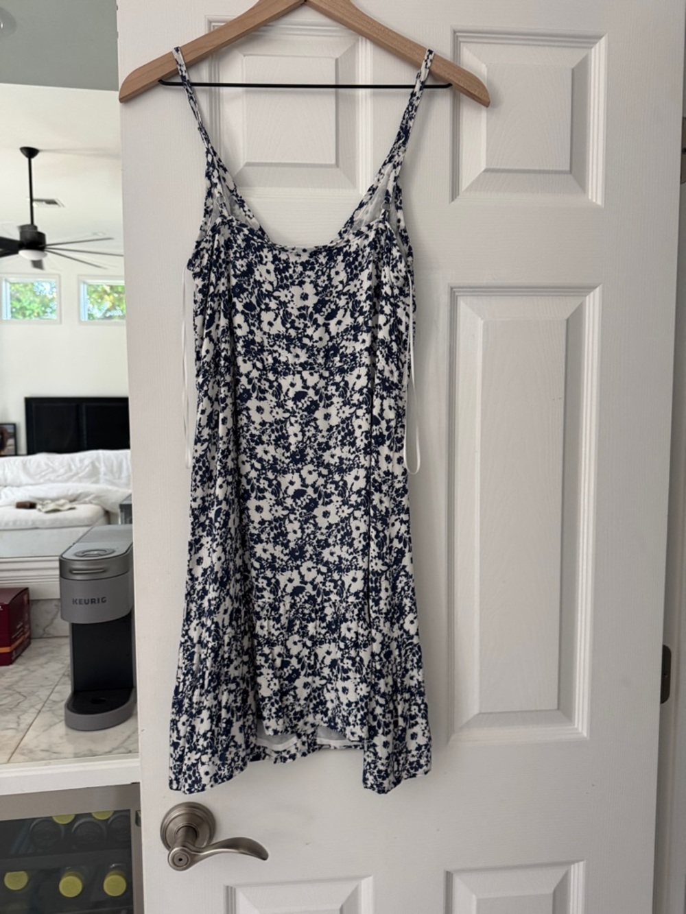 Rails Blue & White Floral Mini Sundress - Picture 9 of 10